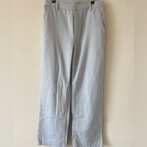 Aritzia Blue Cotton Trousers